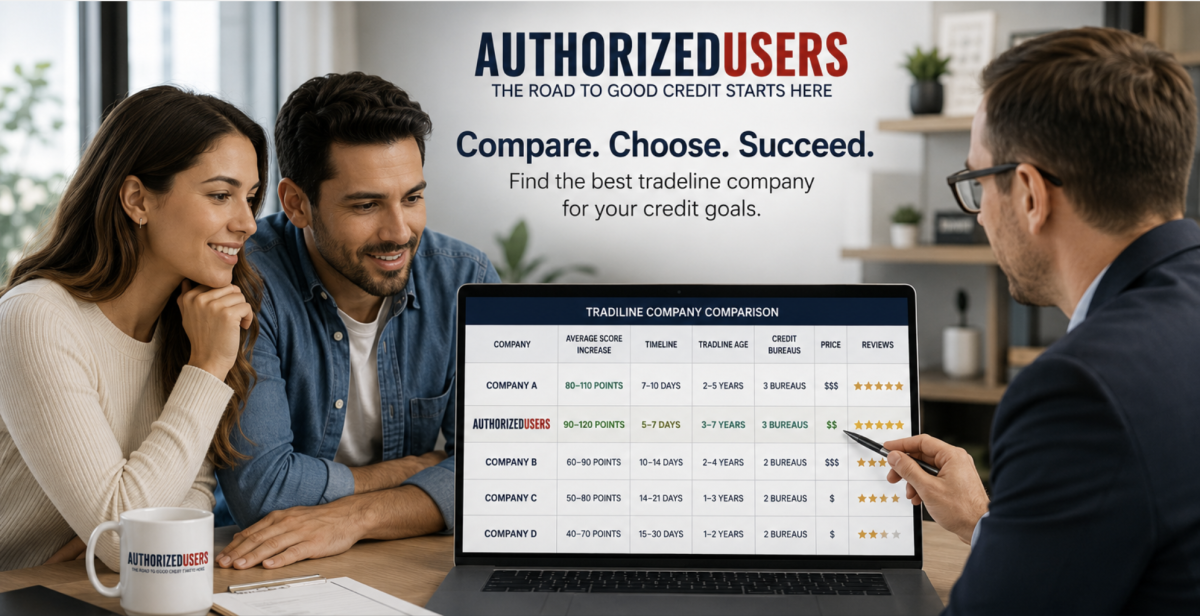 how to choose a tradeline company authorized users guide