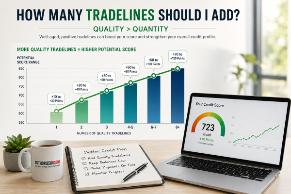 how many tradelines should i add quality factors score impact